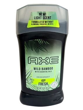 Axe Deodorant Wild Bamboo With Essential Oils 48 Fresh 3 oz New (1)
